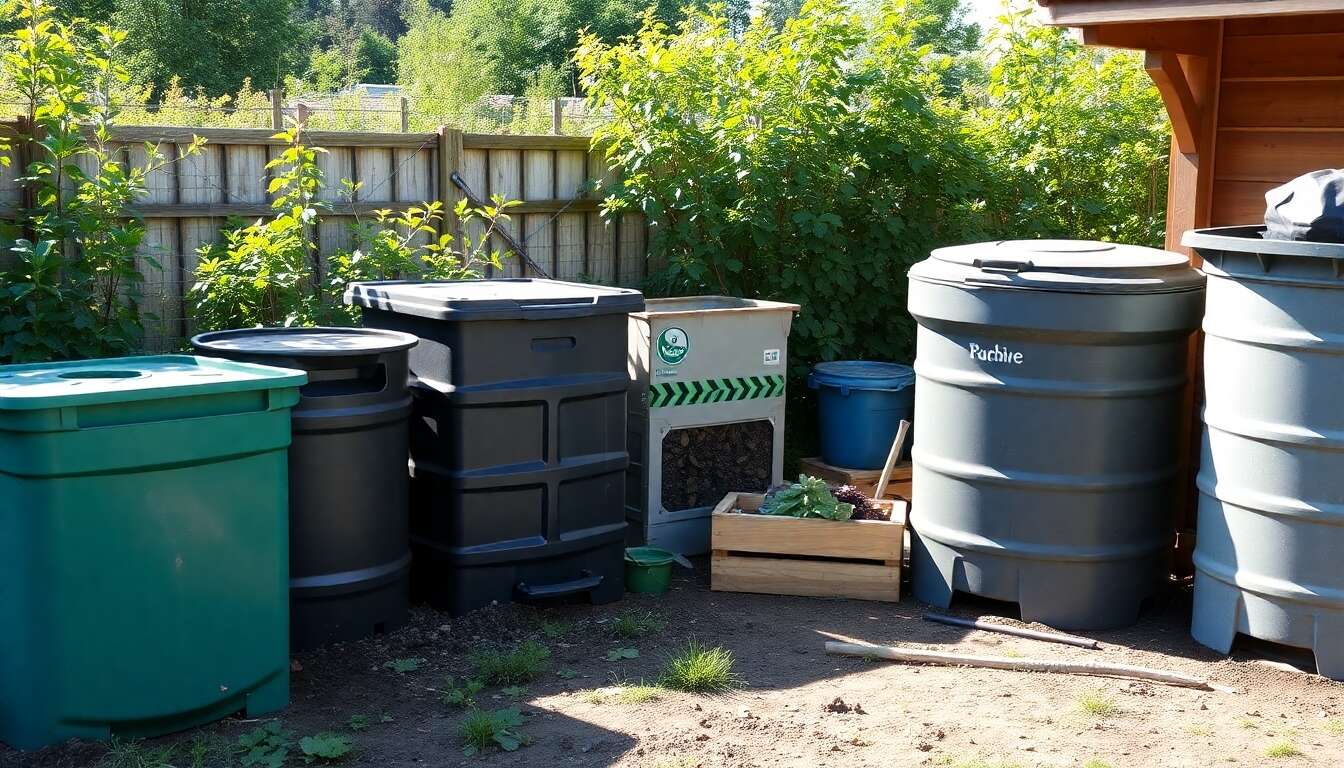 Quel modèle de composteur convient à un jardin ?