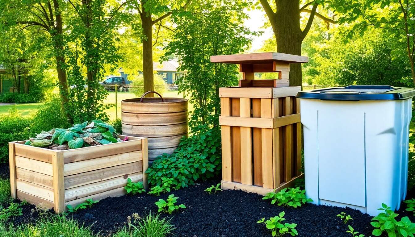 Quels sont les différents types de composteurs de jardin ?