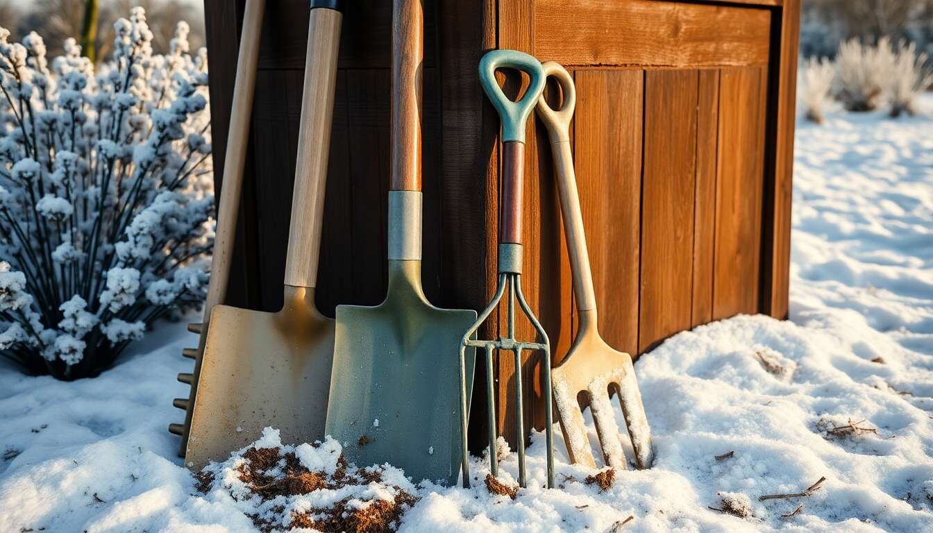 Nettoyage hivernal des outils de compostage : guide essentiel