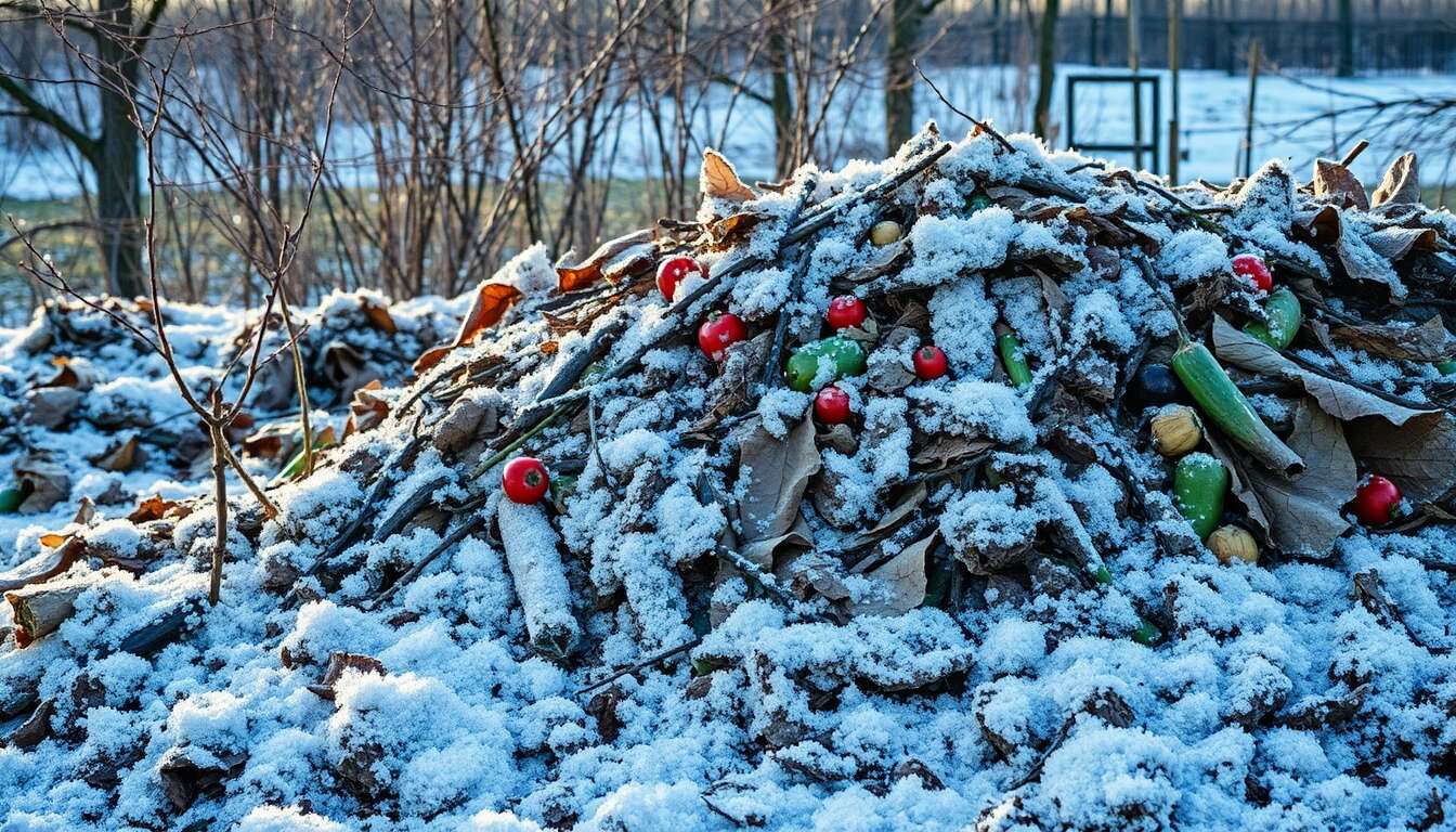 L'impact du gel hivernal sur le processus de compostage