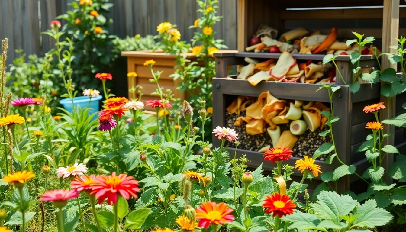 Balisage écologique avec vos résidus culinaires en compostant