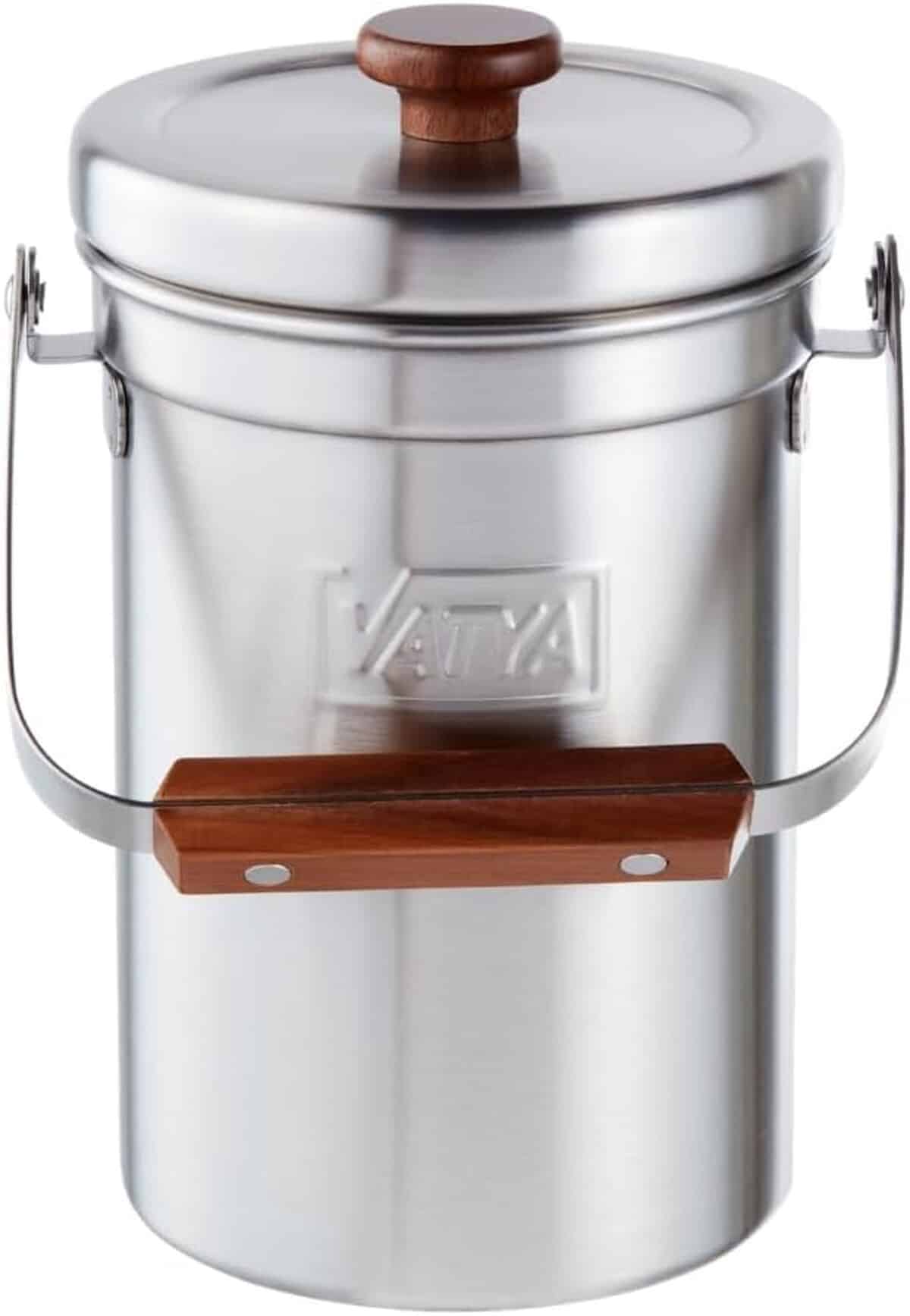 Test : composteur de cuisine Vatya en acier inoxydable