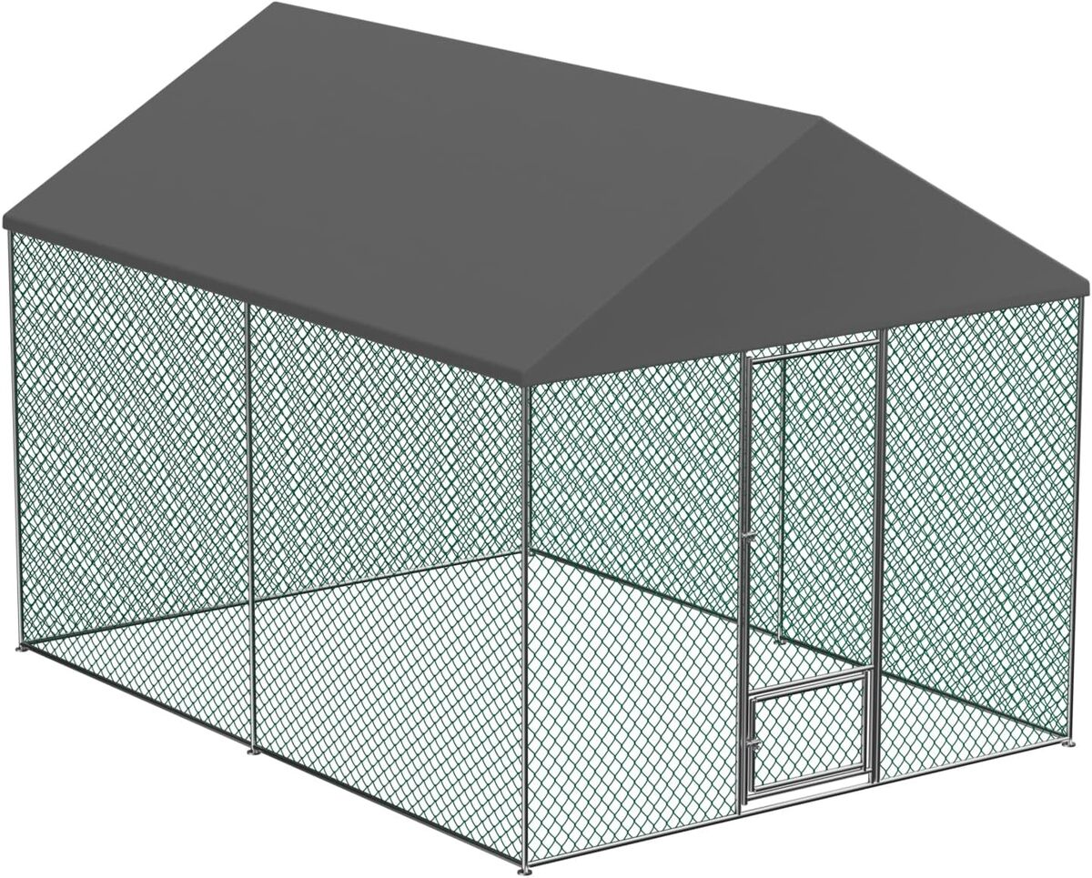 Test du poulailler extérieur BingoPaw : enclos grillagé de 12 m²