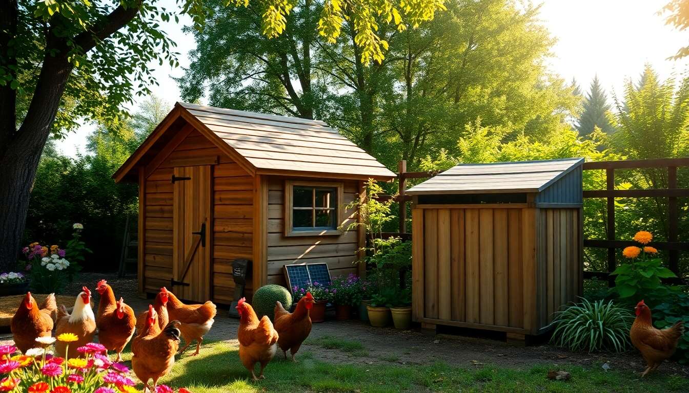 Poulaillers et composteurs : nos conseils pour une harmonie parfaite dans votre jardin