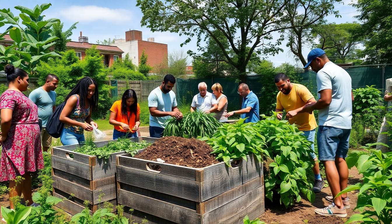 Compost communautaire : résolution des problèmes potentiels
