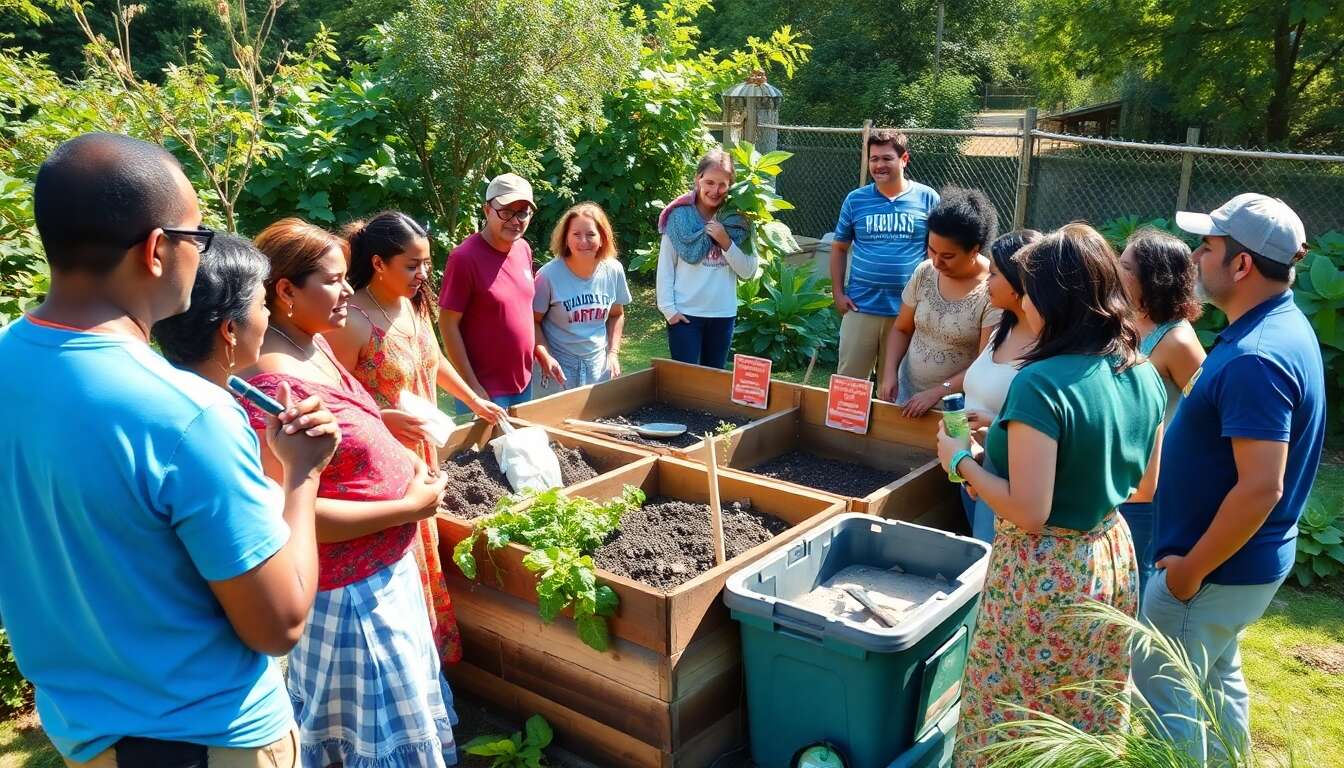 Financement participatif pour sites de compost communautaires
