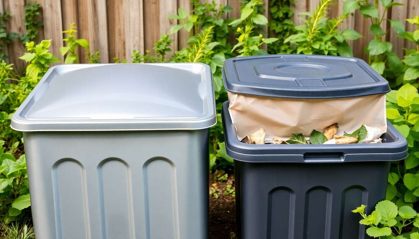 Comparaison des matériaux : plastique vs métal pour votre composteur