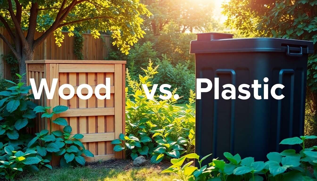 Bois ou plastique : quel matériau choisir pour votre composteur ?