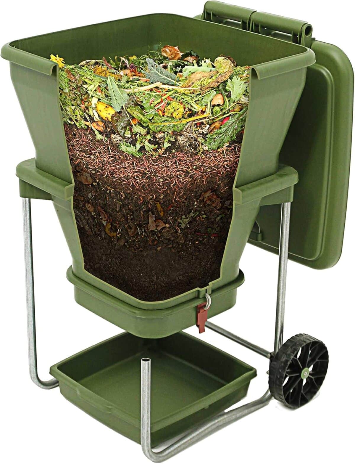 Test : worm farm composteur à flux continu de 78 litres