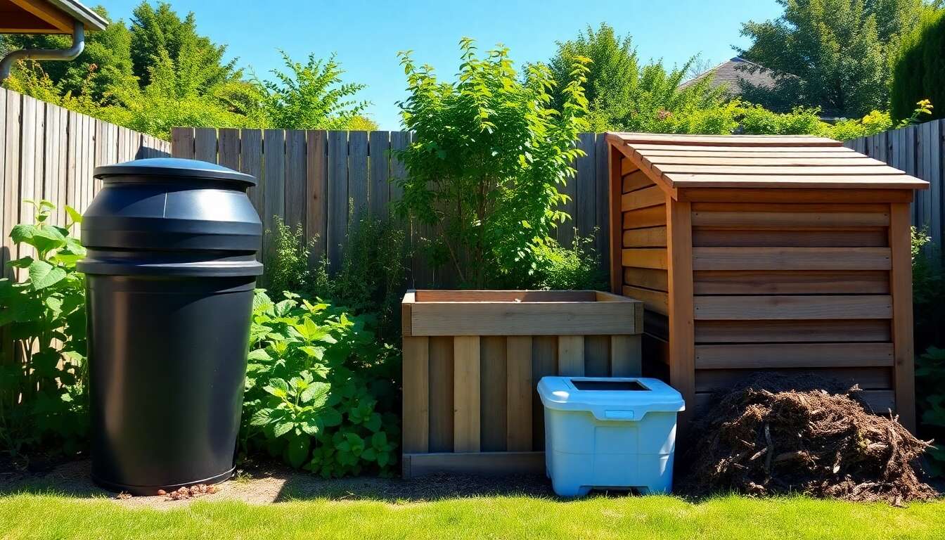 Trouver le meilleur composteur en fonction de votre espace extérieur