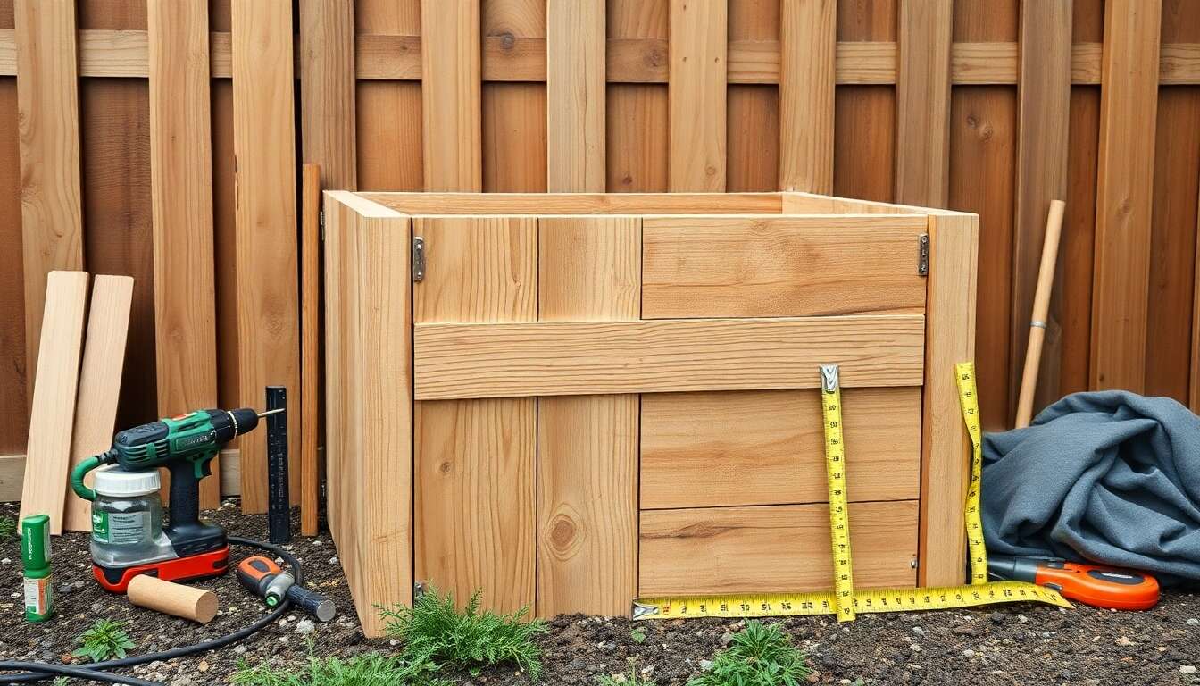 Composteur en bois : instructions détaillées pour le bricolage