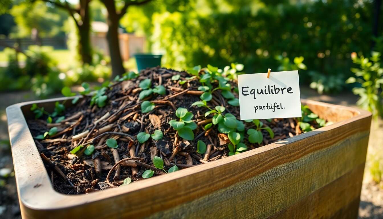 Les secrets d’un bon rapport carbone/azote dans les bacs à composter carrés