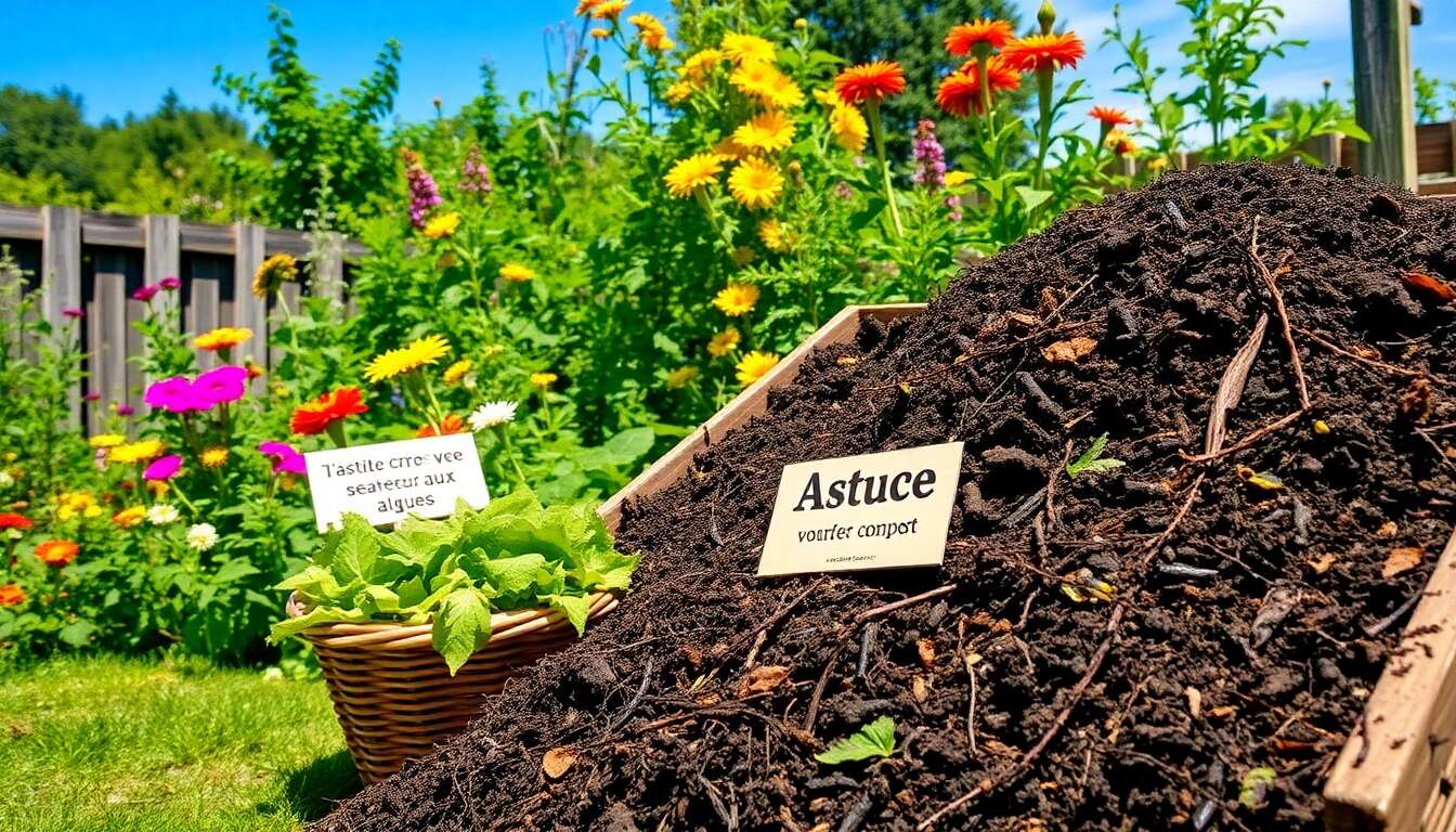 Astuce : booster votre compost grâce aux algues