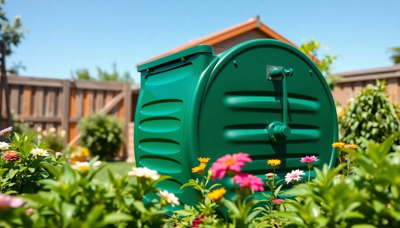 Compostage rapide : le secret des modèles rotatifs