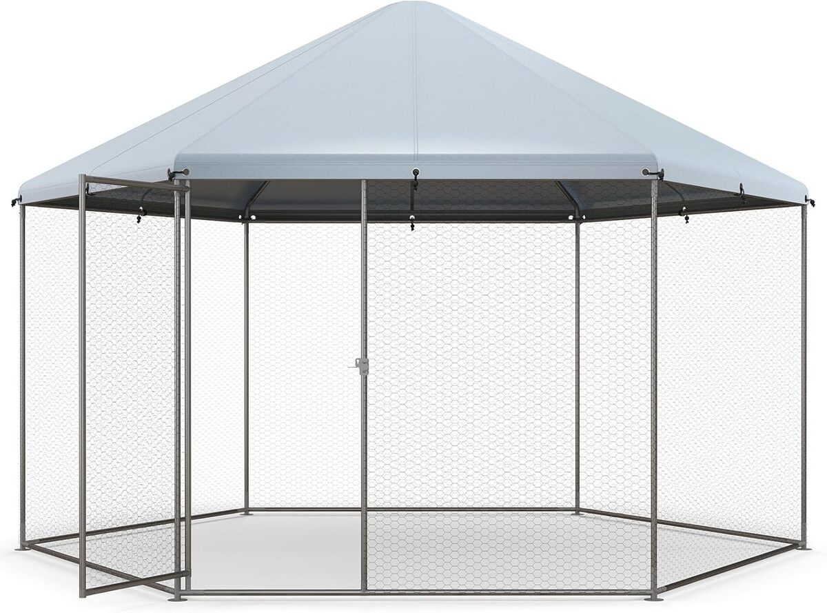 Test du poulailler en métal Goplus : protection robuste et pratique pour vos volailles