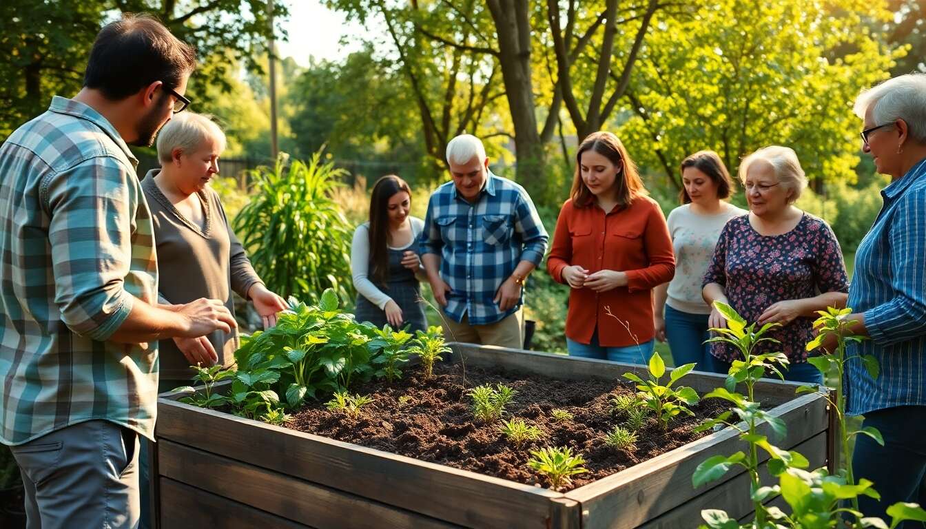 Encourager les voisins à participer au compost local