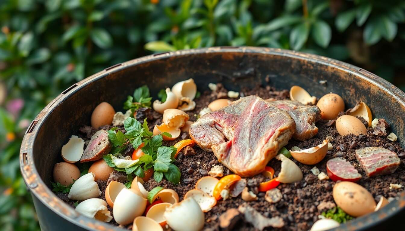 Restes de viande au compostage ? Ce qu'on cache…