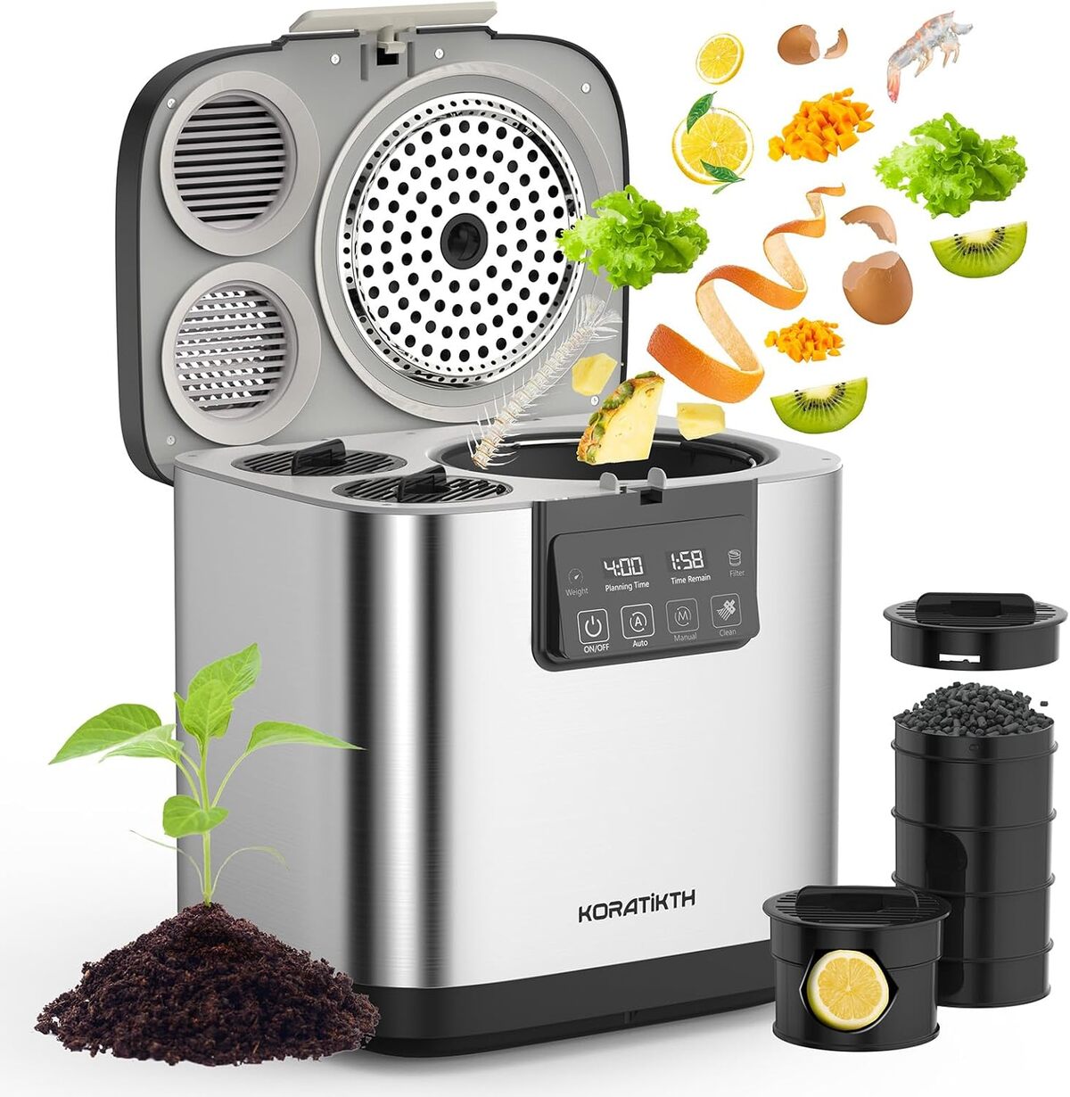 Test du composteur électrique intelligent de 4 L : un allié de cuisine silencieux et efficace