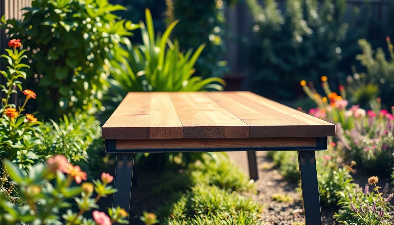 Pourquoi choisir des pieds de table industriels pour l'ext&eacute;rieur