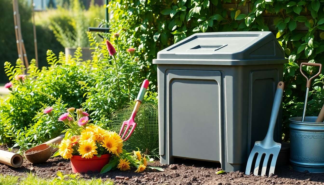 Avantages du plastique dans les composteurs de jardin