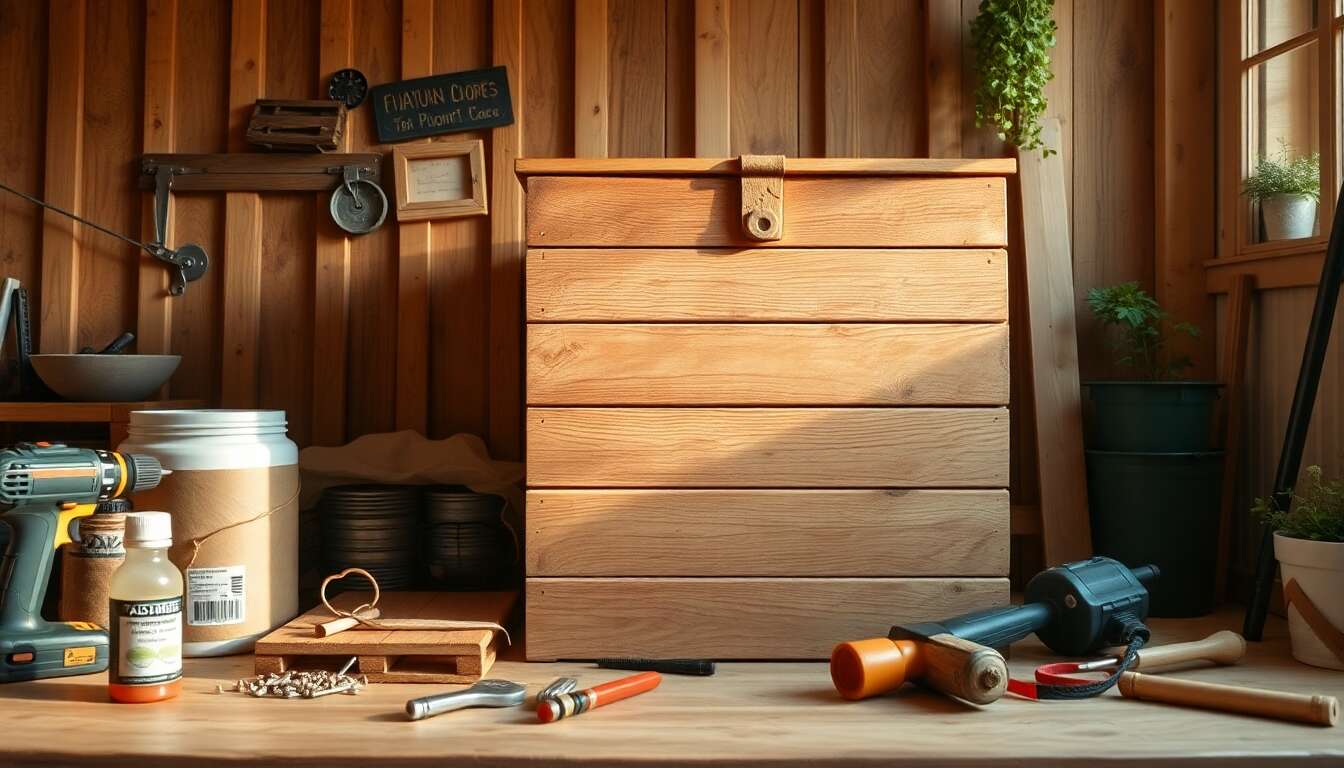 Transformation des déchets verts avec un composteur DIY
