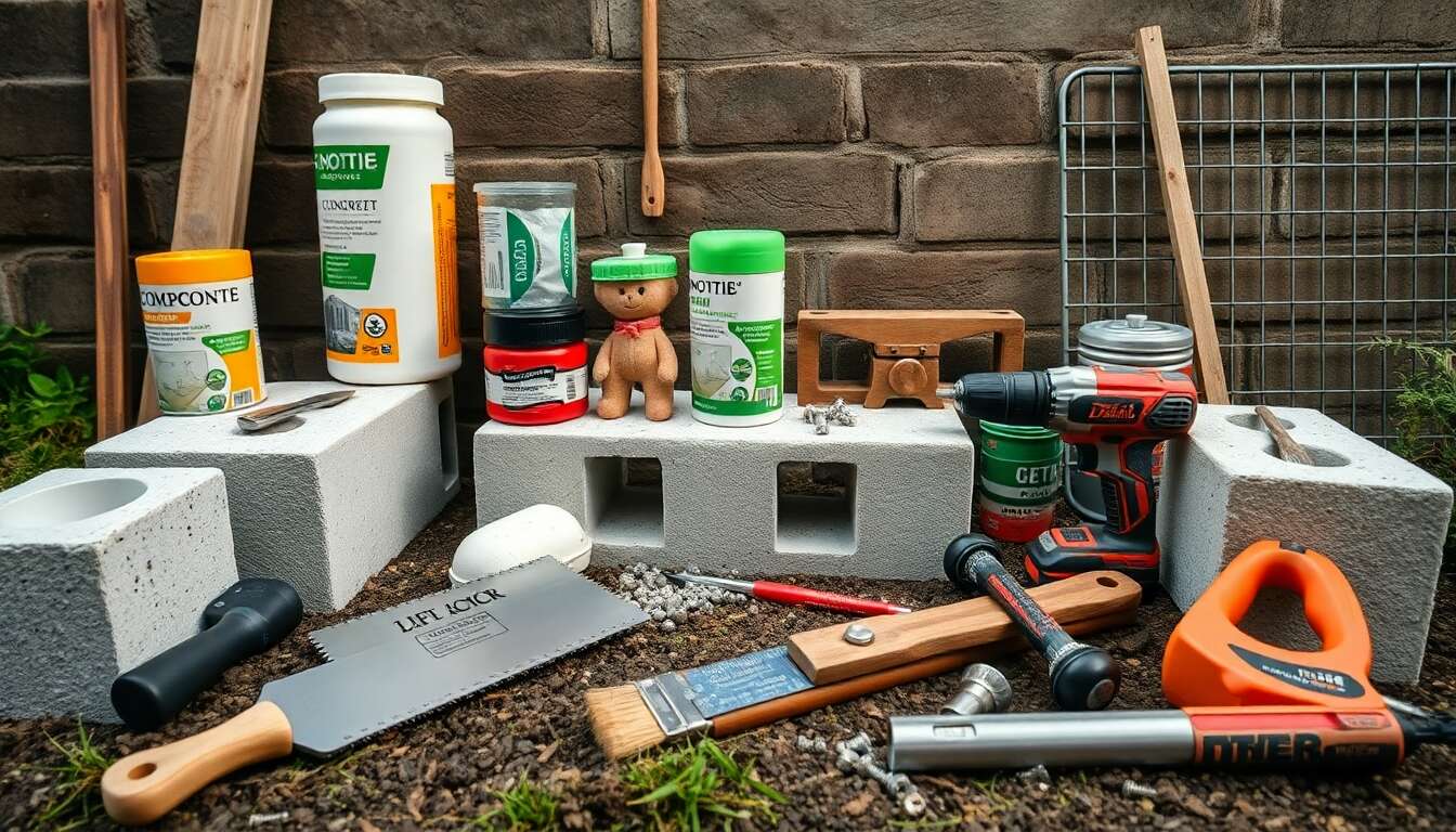 Tutoriel pour un bac à compost en béton cellulaire