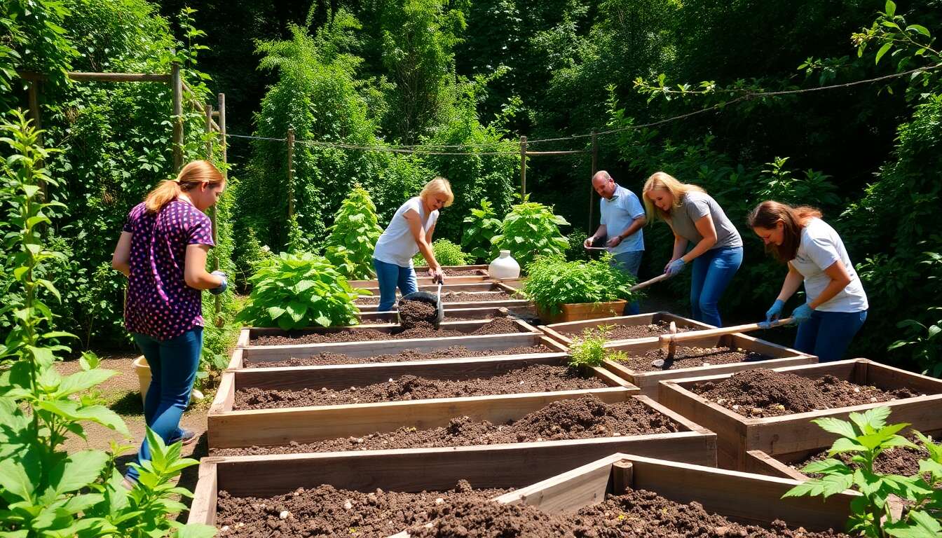 Créer un projet de site de compost collectif localement