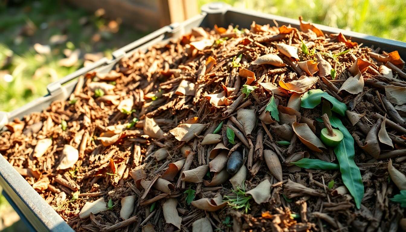 Choisir les bons ingrédients pour stabiliser l'humidité du composteur
