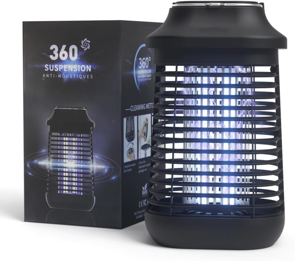 Test du Bug Zapper : tueur de moustiques haute puissance 4200 V