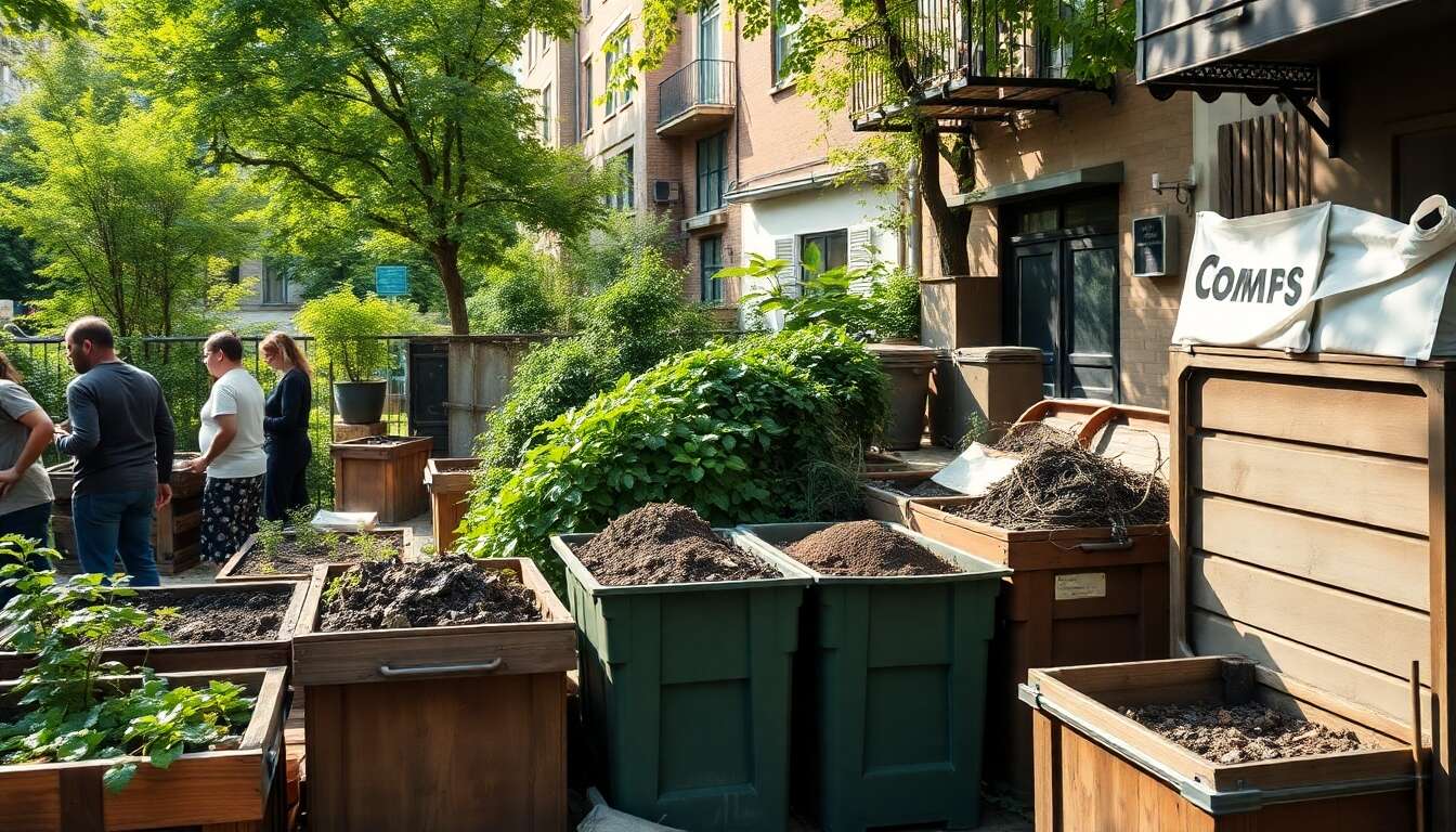 Compostage en milieu urbain : d&eacute;fis et opportunit&eacute;s