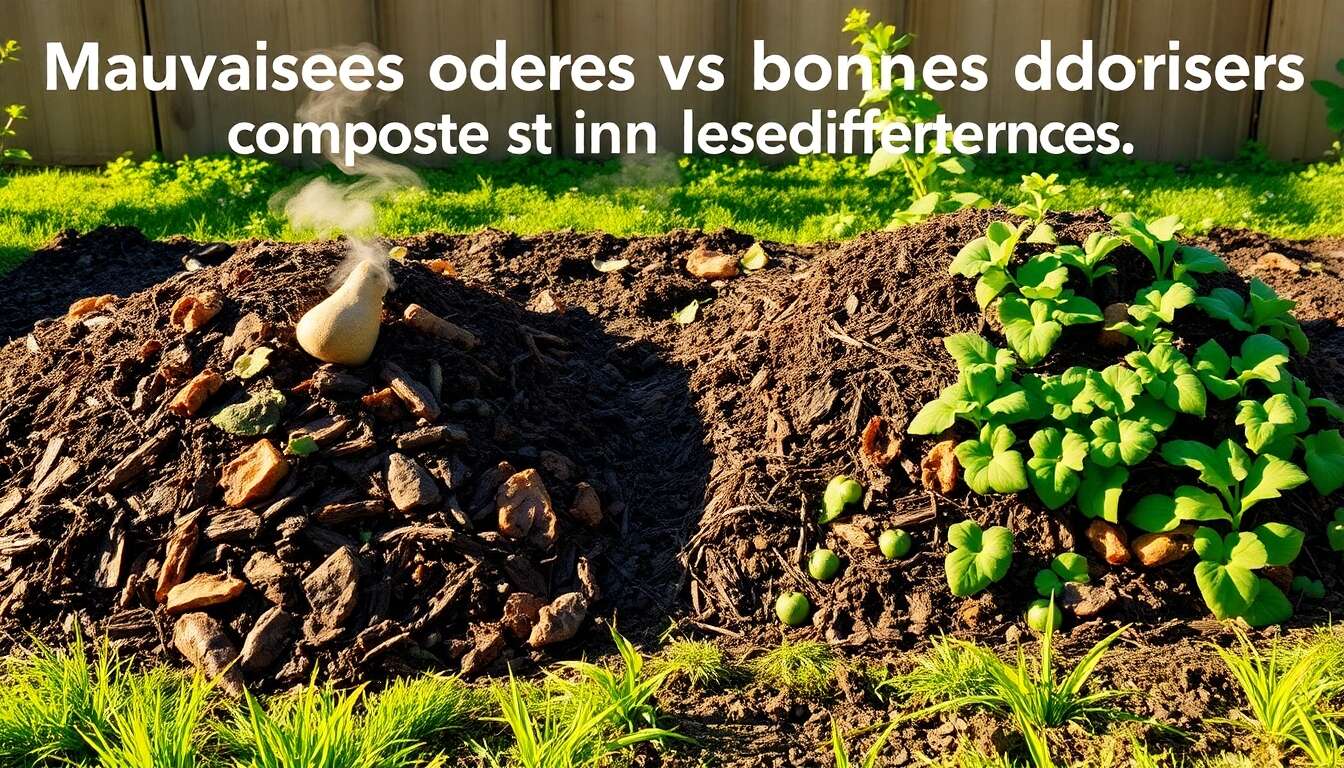 Causes des mauvaises odeurs dans le compost
