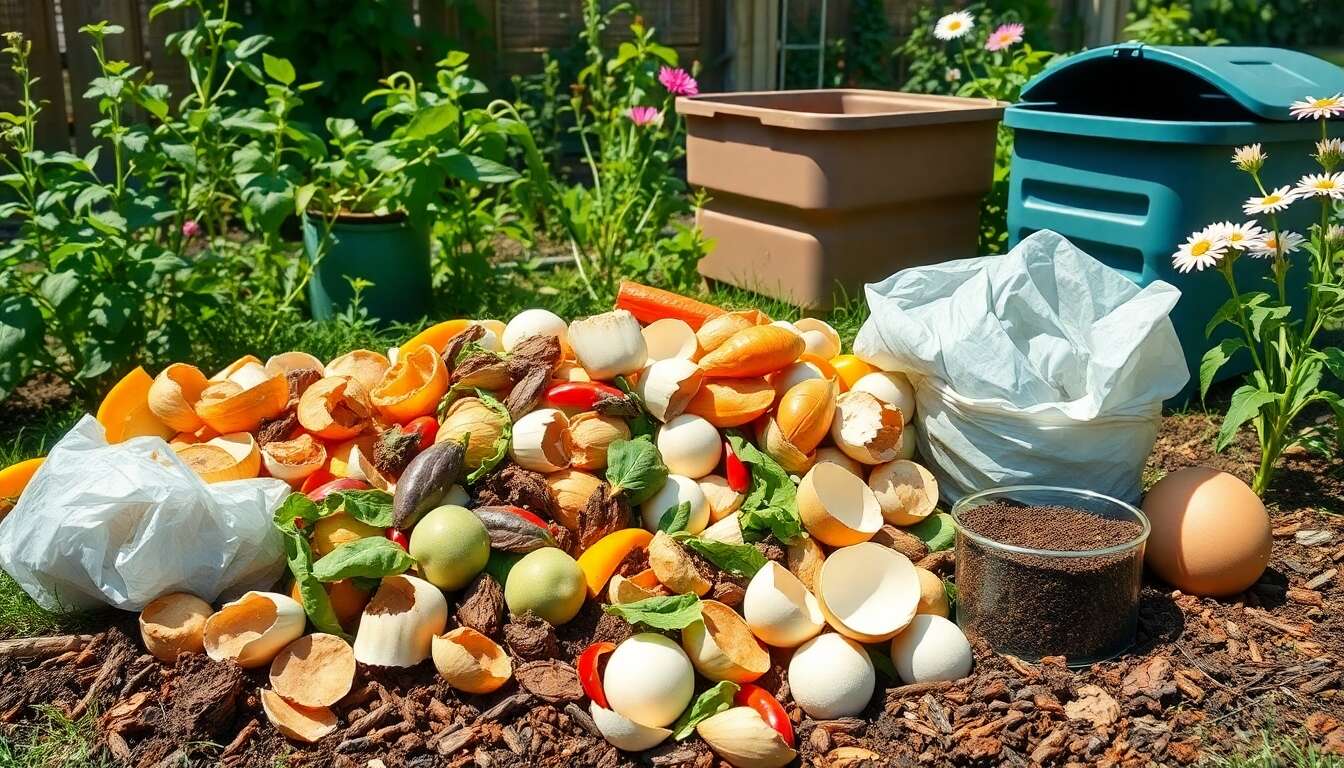 Les types de d&eacute;chets &agrave; composter et &eacute;viter
