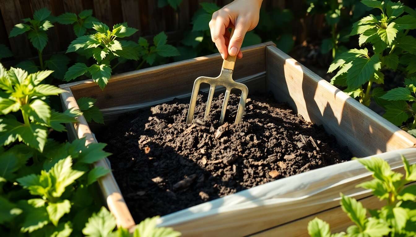 Entretenir son compost r&eacute;guli&egrave;rement pour maximiser ses b&eacute;n&eacute;fices