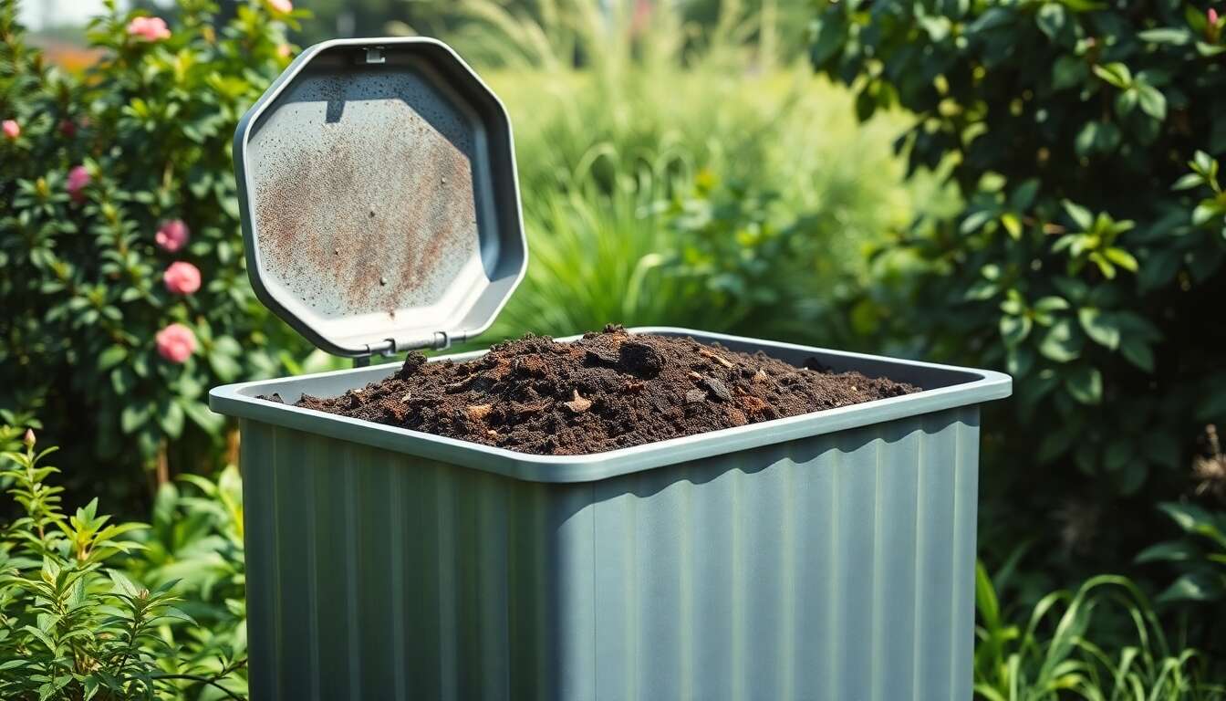 Les atouts d'un composteur en m&eacute;tal