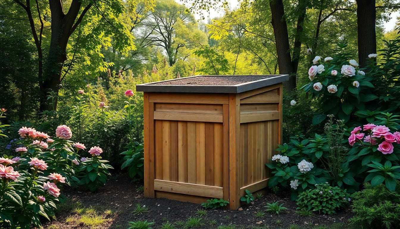 Transformer son jardin avec un composteur en bois Transformer son jardin avec un composteur en bois