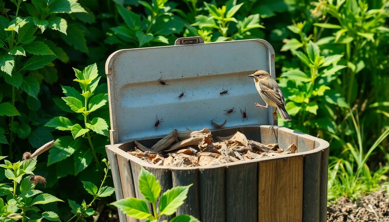 Reconnaître un compost infesté par les nuisibles