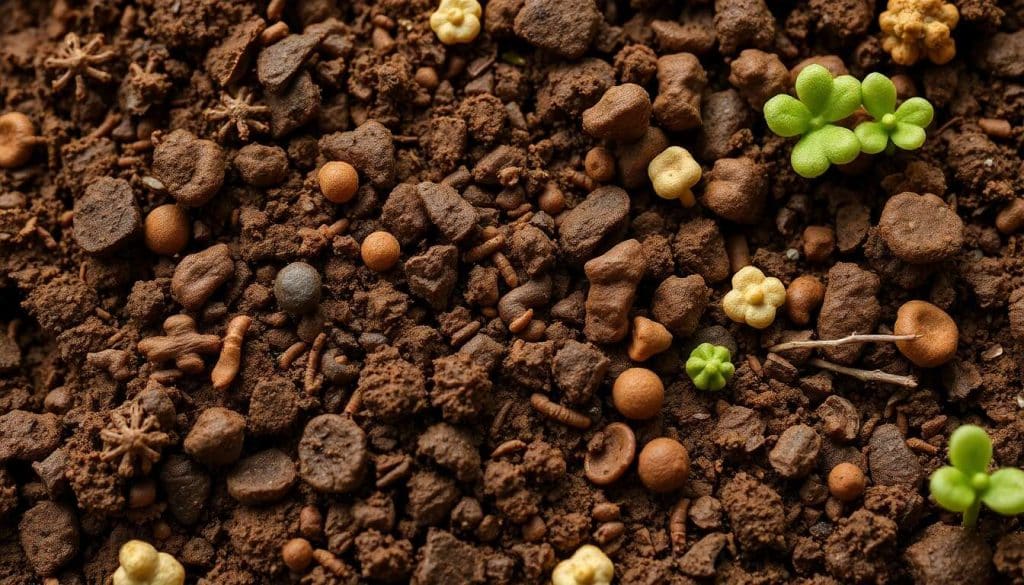 Microorganismes du sol dans le processus de dégradation