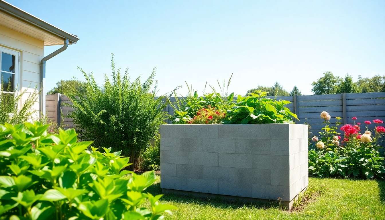Le béton est-il adapté aux composteurs de jardin ?