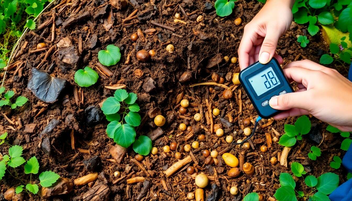 Techniques pour mesurer l'humidit&eacute; du compost