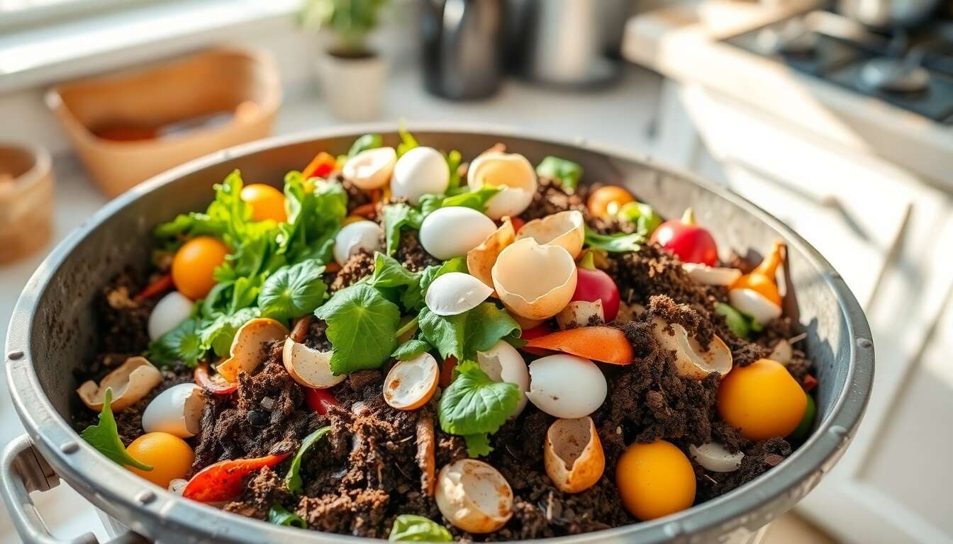 Incorporer les déchets de cuisine au composteur