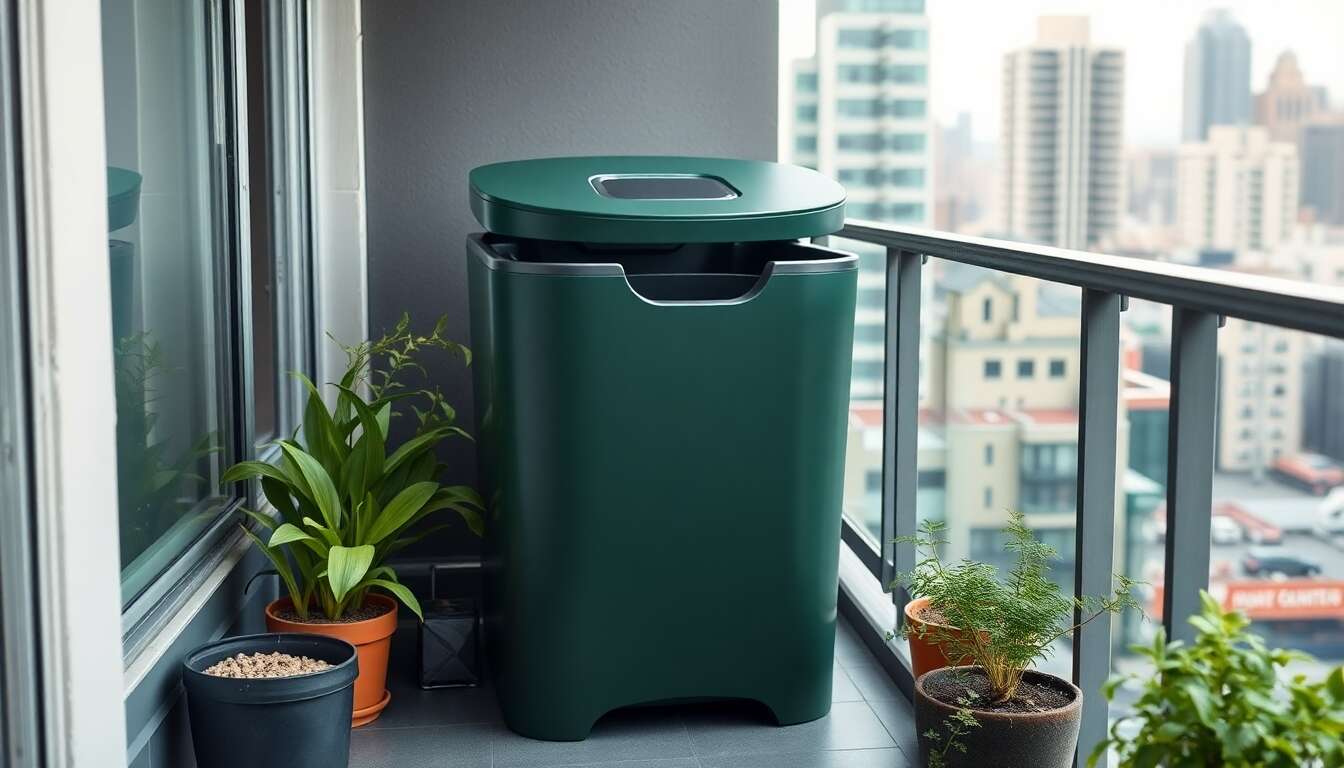 Adaptabilité des composteurs aux espaces réduits Adaptabilité des composteurs aux espaces réduits