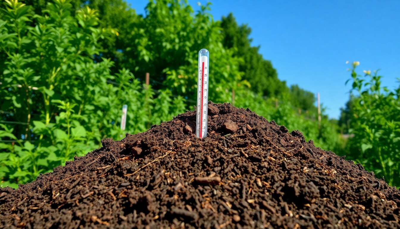 Comment mesurer la temp&eacute;rature d'un tas de compost