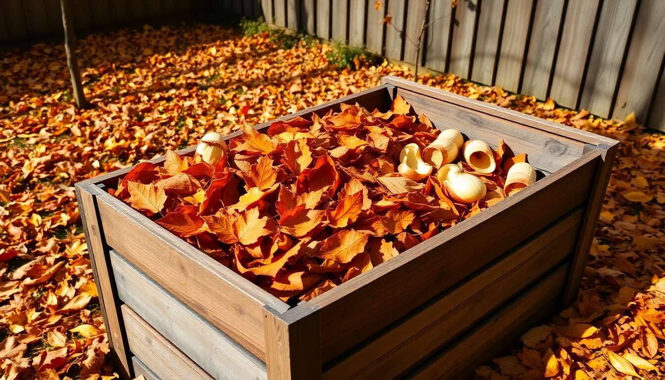Pr&eacute;parer son compost : les mati&egrave;res &agrave; privil&eacute;gier en automne