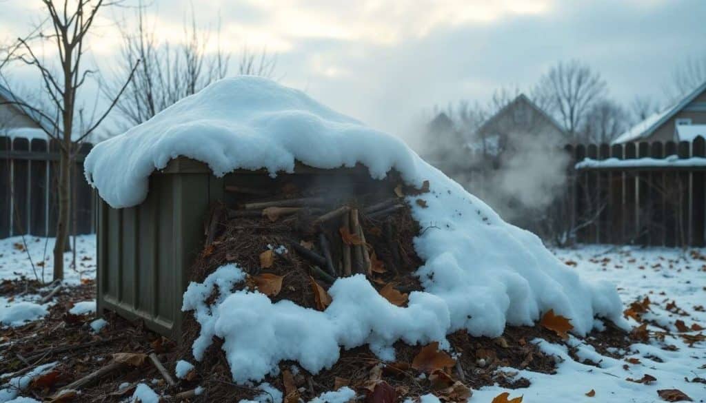 Compost en hiver : défis et solutions