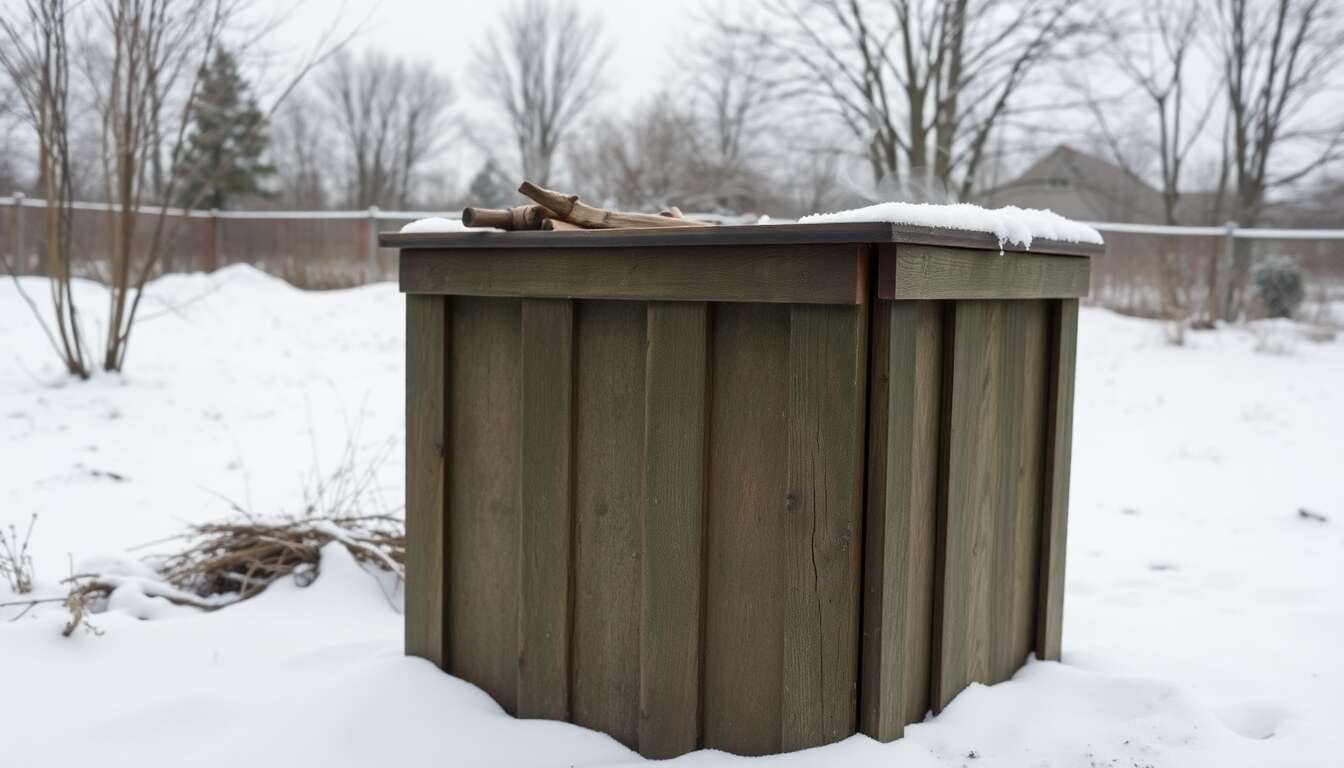 Techniques pour maintenir un compost actif en hiver