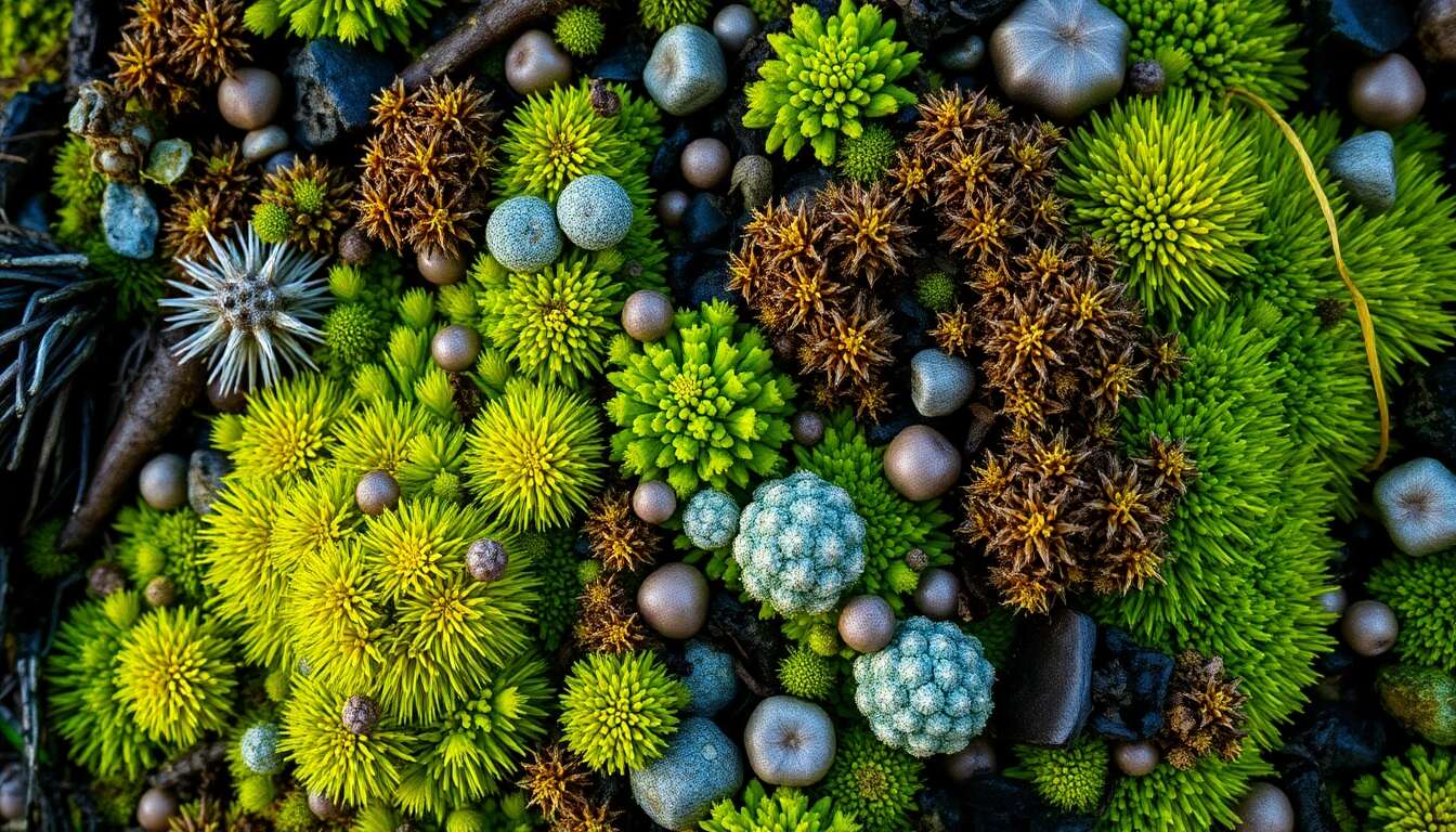 Impact environnemental positif des mousses et lichens