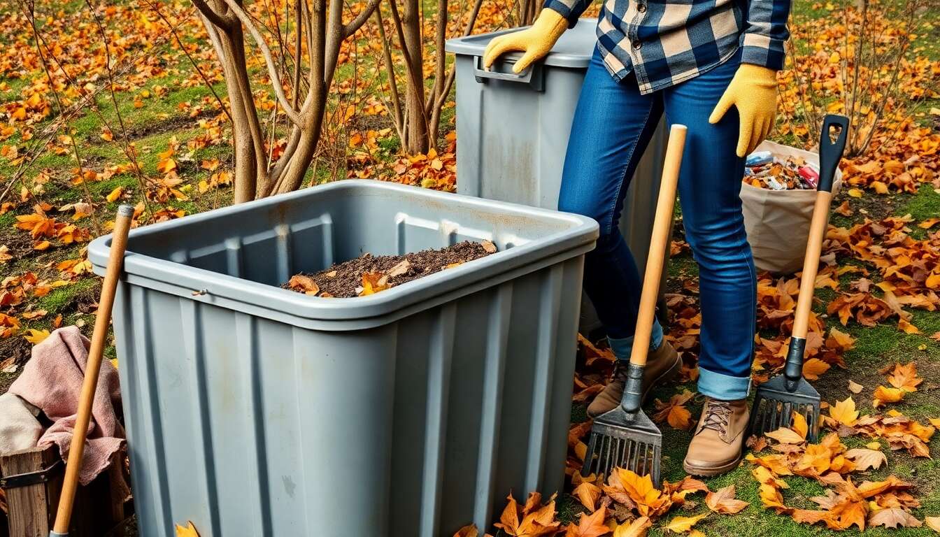 Comment désencombrer son bac à compost selon la saison