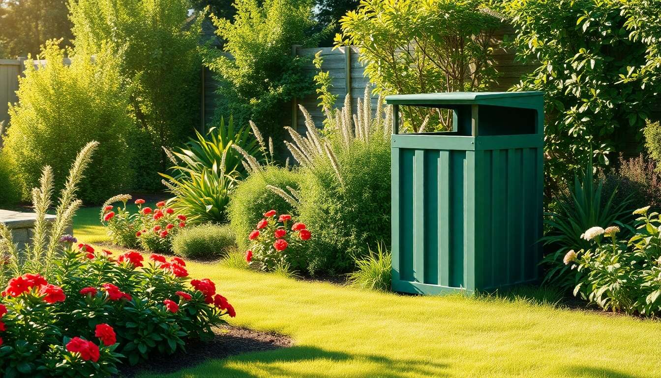 Am&eacute;nagement paysager et int&eacute;gration du composteur