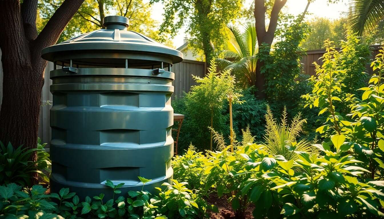 Fonctionnement du composteur rotatif