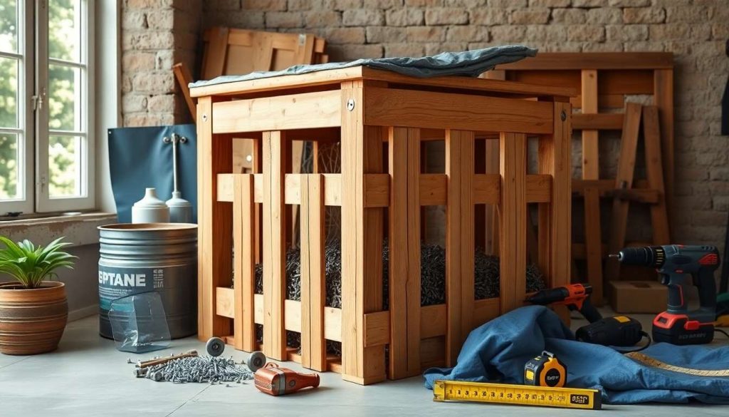 Personnaliser son propre design de composteur en palettes recyclées